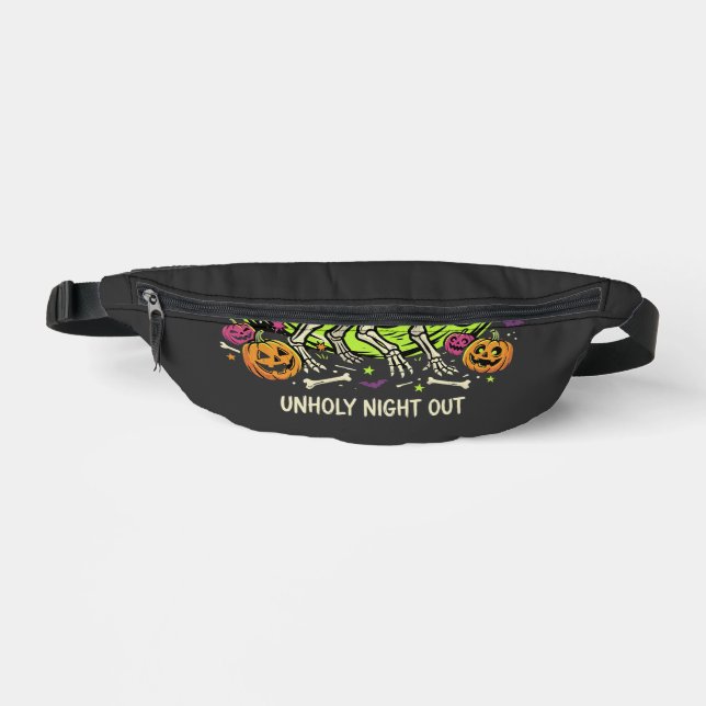 Halloween Bone Rider Mischief Bum Bags (Front)