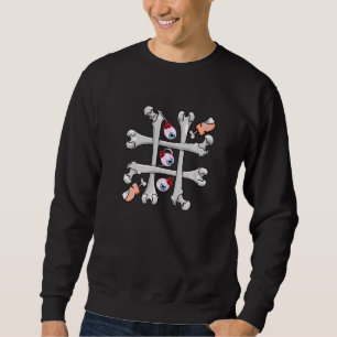 Halloween Bones Game Sweatshirt