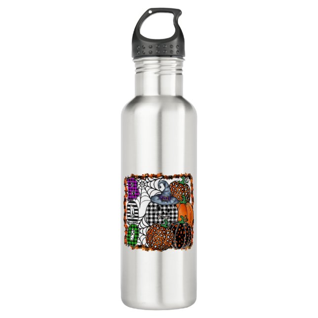 Halloween Boo          710 Ml Water Bottle (Front)