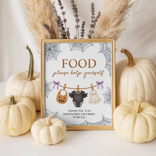 Halloween Boo 8x10 Favour Table Display Sign