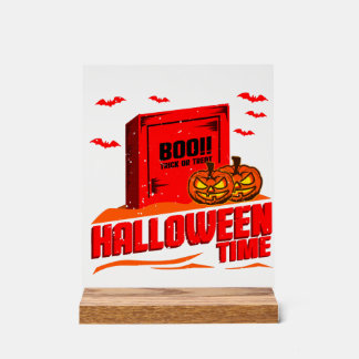 Halloween Boo                             Acrylic Sign