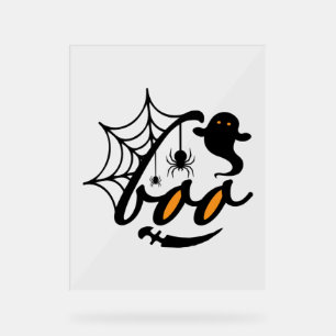 Halloween Boo                   Acrylic Sign