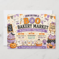 Halloween Boo Bakery Market Bake Sale