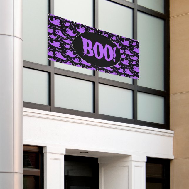 Halloween BOO!  Banner (Outside Building)