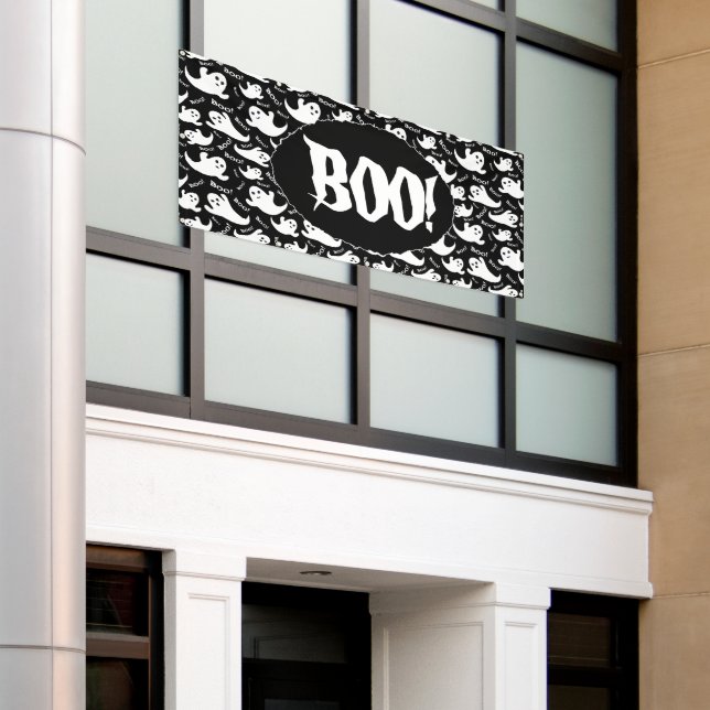 Halloween BOO!  Banner (Outside Building)