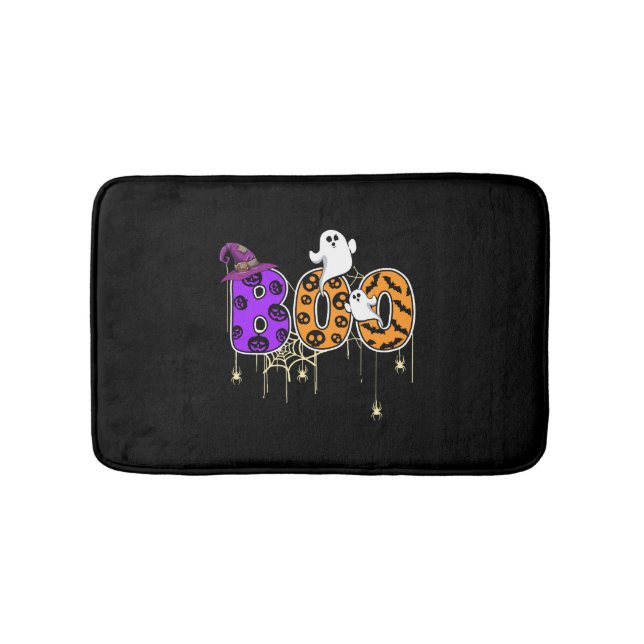Halloween Boo                    Bath Mat (Front)