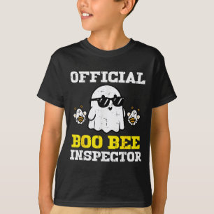 Halloween Boo Bee Inspector Funny Costume Men T-Shirt
