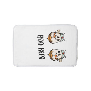 Halloween Boo Bees Nurse Classic T-Shirt Bath Mat