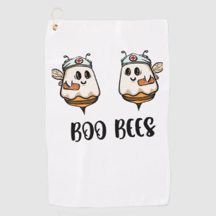 Halloween Boo Bees Nurse Classic T-Shirt Golf Towel