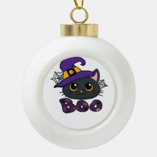 Halloween Boo Boo Crew Classic T-Shirt Ceramic Ball Christmas Ornament