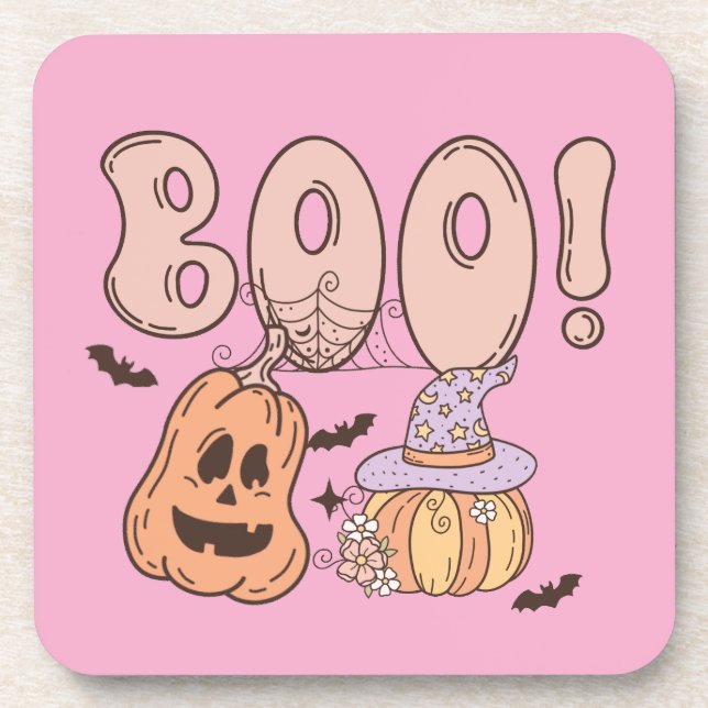 Halloween Boo Coaster (Front)