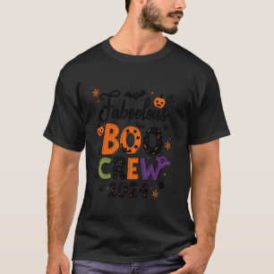 Halloween Boo Crew 2024 Funny Scary Ghost Pumpkin  T-Shirt
