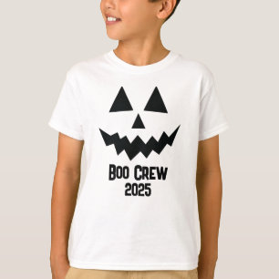 Halloween Boo Crew 2025 jack-o-lantern pumpkin T-Shirt