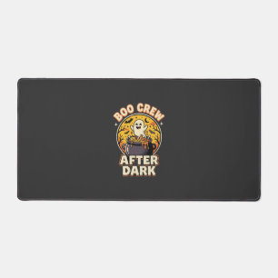 Halloween Boo Crew Badge Desk Mat