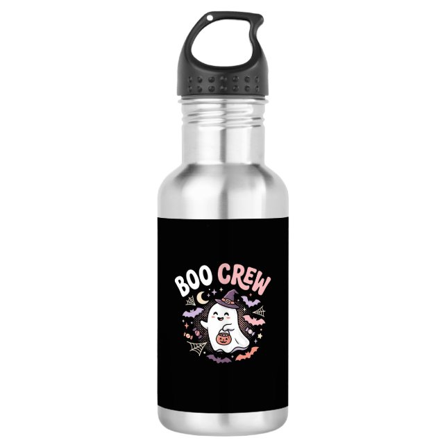 Halloween Boo Crew Ghost 532 Ml Water Bottle (Front)