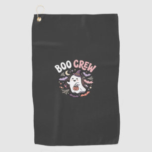 Halloween Boo Crew Ghost Golf Towel