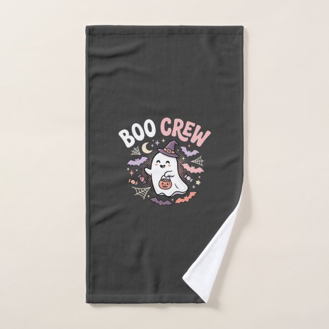 Halloween Boo Crew Ghost Hand Towel (Hand Towel)