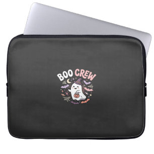 Halloween Boo Crew Ghost Laptop Sleeve