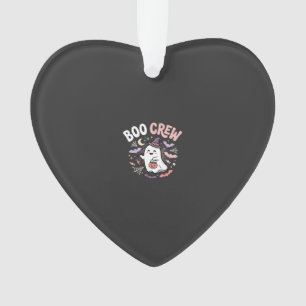Halloween Boo Crew Ghost Ornament