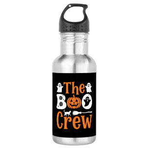 Halloween Boo Crew Ghost Pumpkin Cat Design 532 Ml Water Bottle