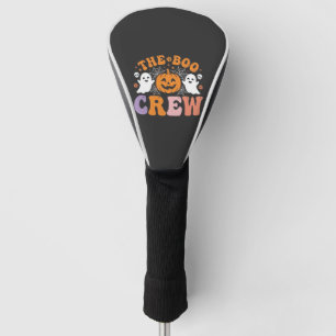 Halloween Boo Crew Ghost Pumpkin Design_1 Golf Head Cover