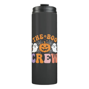 Halloween Boo Crew Ghost Pumpkin Design_1 Thermal Tumbler