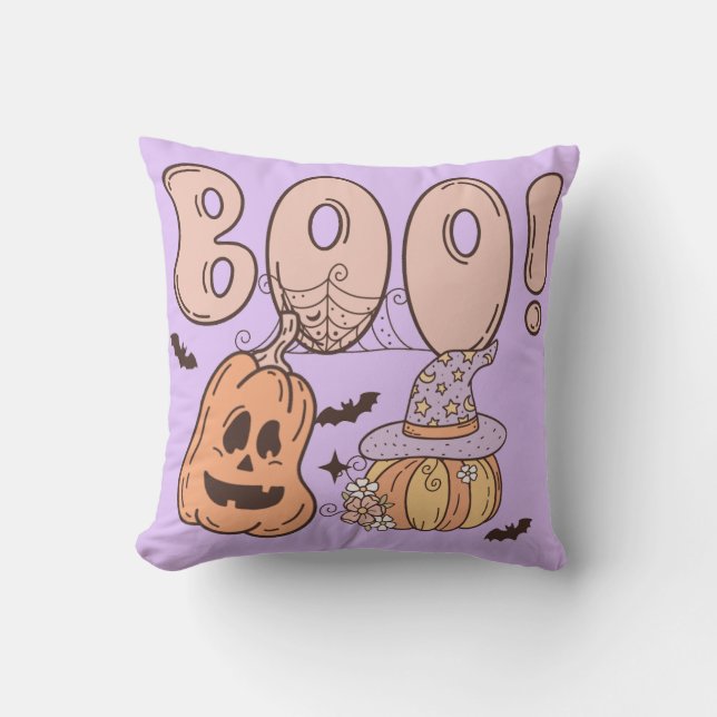 Halloween Boo Cushion (Front)