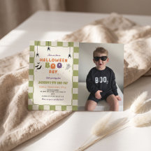 Halloween Boo-day Colourful Birthday Invitation
