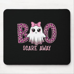 Halloween Boo E Away Breast Cancer Awareness Cute  Mouse Pad