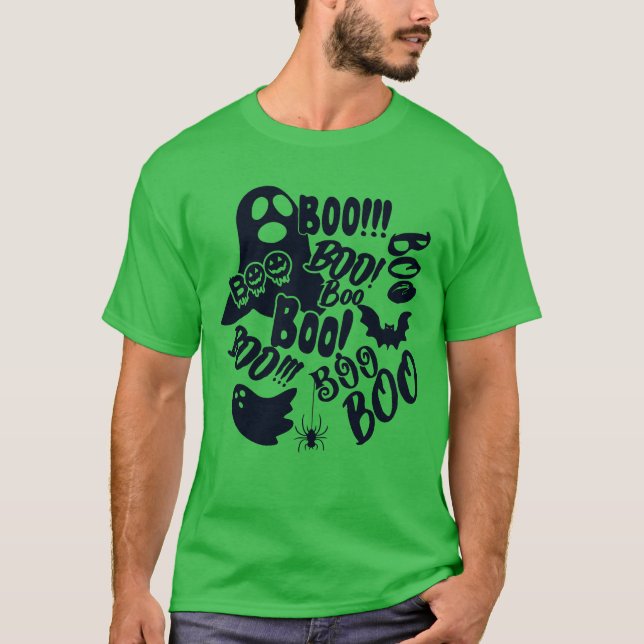 Halloween Boo funny T-Shirt (Front)