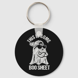 Halloween  Boo Ghost Costume This is Some Boo Shee Key Ring