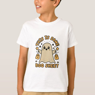 Halloween Boo Ghost Costume This is Some Boo Sheet T-Shirt