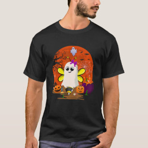 Halloween Boo Ghost Cute Bee Scary Pumpkins Famil T-Shirt