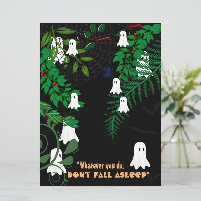 Halloween Boo Ghost Ghouls Creepy Gory Dark Night (Standing Front)