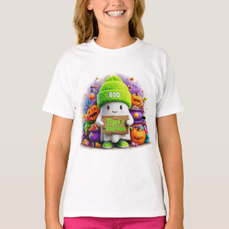 Halloween Boo Ghost - Happy Halloween T-Shirt