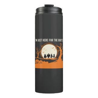 Halloween Boo Ghost Silhouette Thermal Tumbler