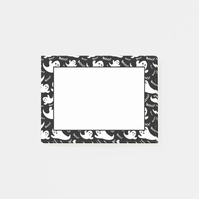 Halloween Boo Ghosts Post Notes (Front)