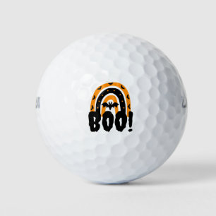 Halloween Boo Halloween Rainbow Golf Balls