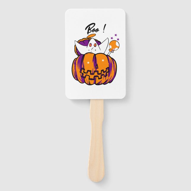 Halloween Boo                         Hand Fan (Front)