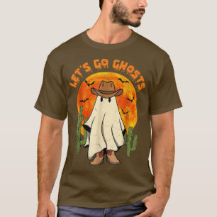 Halloween Boo Haw Ghost Funny Cowboy Cowgirl Weste T-Shirt