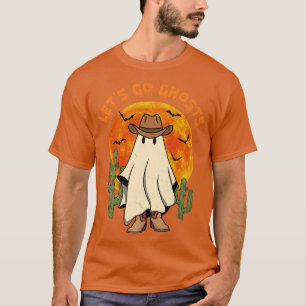 Halloween Boo Haw Ghost Funny Cowboy Cowgirl Weste T-Shirt