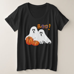 Halloween BOO / Holiday Ghosts Plus Size T-Shirt