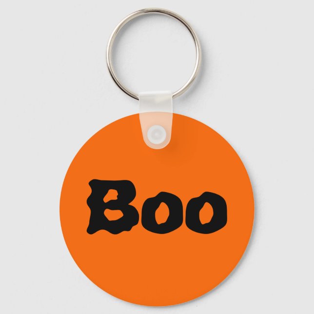Halloween "Boo" Key Ring (Front)