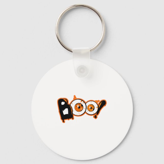Halloween BOO! l Halloween 2021 Global Halloween Key Ring (Front)