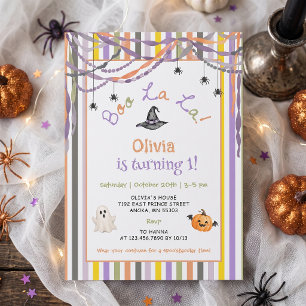 Halloween Boo La La Birthday Invitation