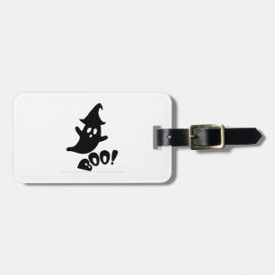 Halloween boo luggage tag