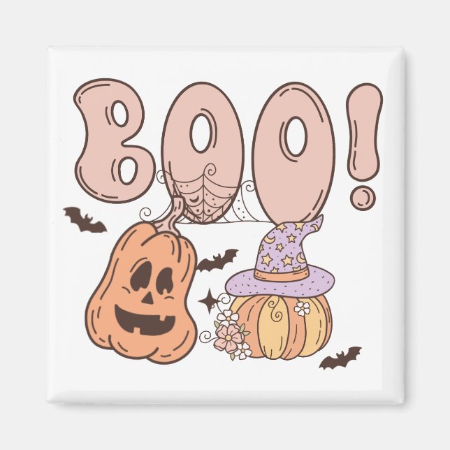 Halloween Boo Magnet (Front)