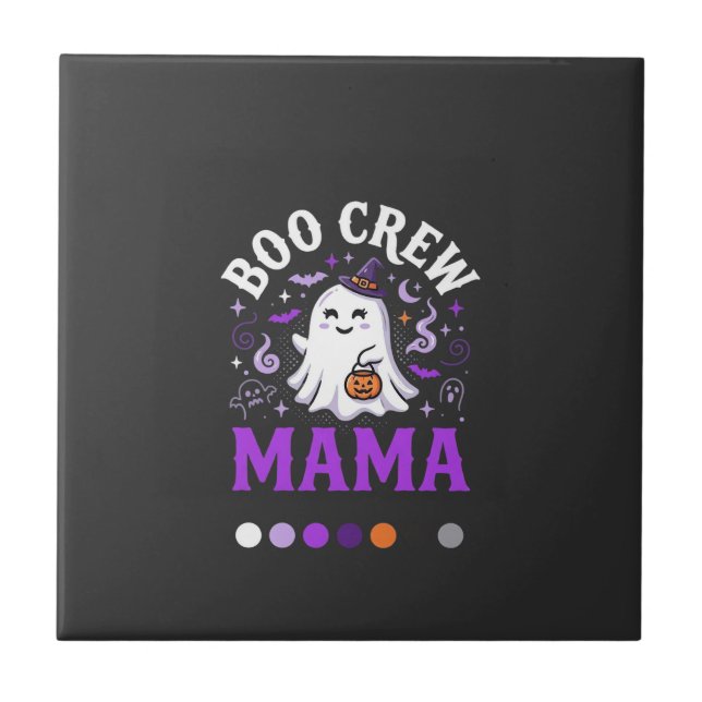 Halloween Boo Mama Magic Tile (Front)