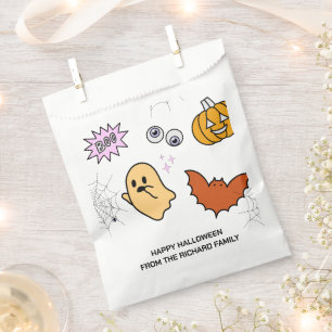 Halloween Boo   Modern Stylish Candy Favour Bags