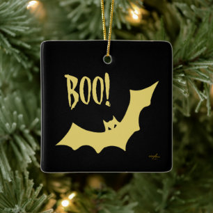Halloween Boo Ornament by Poet Adiela Akoo